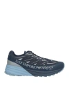 Ea7 Man Sneakers Navy Size 9 Polyester, Thermoplastic Polyurethane In Blue