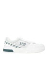 Ea7 Man Sneakers Off White Size 12 Polyamide, Polyester