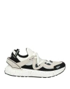 Ea7 Man Sneakers Taupe Size 9 Polyester, Cow Leather, Elastane In Gray