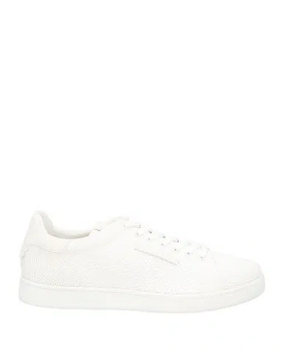 Ea7 Man Sneakers White Size 10.5 Technical Fibers