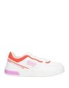 Ea7 Man Sneakers White Size 7 Polyamide