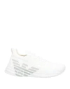 Ea7 Laced Sneakers In White