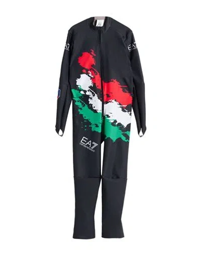 Ea7 Man Snow Wear Lead Size L Polyester, Elastane