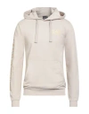 Ea7 Man Sweatshirt Beige Size 3xl Cotton, Elastane In Neutral