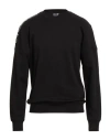 Ea7 Man Sweatshirt Black Size 3xl Cotton