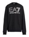 Ea7 Man Sweatshirt Black Size 3xl Cotton