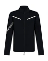 Ea7 Man Sweatshirt Black Size 3xl Polyester, Elastane