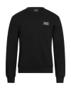 Ea7 Printed Logo Sweatshirt In Black