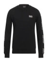 Ea7 Man Sweatshirt Black Size Xl Cotton, Elastane, Polyamide, Polyester