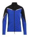 Ea7 Man Sweatshirt Bright Blue Size Xxl Polyester, Elastane