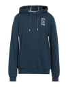 Ea7 Man Sweatshirt Deep Teal Size Xs Cotton, Elastane In Green