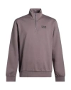 Ea7 Man Sweatshirt Grey Size M Cotton, Polyester In Gray