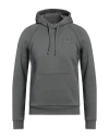 Ea7 Man Sweatshirt Grey Size Xl Cotton, Polyester