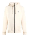 Ea7 Man Sweatshirt Ivory Size 3xl Polyester, Viscose, Elastane In White
