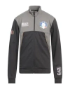 Ea7 Man Sweatshirt Lead Size Xxl Cotton, Polyester In Grey