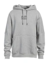 Ea7 Man Sweatshirt Light Grey Size Xxl Cotton, Polyester, Elastane In Grey