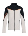 Ea7 Man Sweatshirt Light Grey Size Xxl Polyester, Elastane In Multi