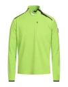Ea7 Man Sweatshirt Lime Green Size 3xl Polyester, Elastane In Green