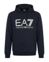 Ea7 Man Sweatshirt Midnight Blue Size 3xl Cotton