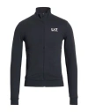 Ea7 Man Sweatshirt Midnight Blue Size 3xl Cotton, Elastane
