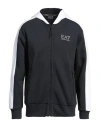Ea7 Man Sweatshirt Midnight Blue Size 3xl Cotton, Polyester