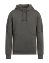 Ea7 Man Sweatshirt Military Green Size 3xl Cotton, Polyester, Elastane