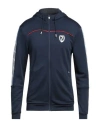 Ea7 Man Sweatshirt Navy Blue Size 3xl Polyester In Navy Blue