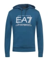 Ea7 Man Sweatshirt Navy Size 3xl Cotton, Elastane