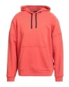 Ea7 Man Sweatshirt Orange Size Xl Cotton, Polyester, Elastane In Pink