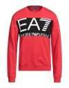 Ea7 Man T-shirt Red Size 3xl Cotton In Red
