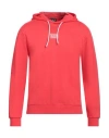 Ea7 Man Sweatshirt Red Size Xxl Cotton