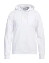 Ea7 Man Sweatshirt White Size Xxl Cotton