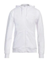 Ea7 Man Sweatshirt White Size 3xl Cotton, Elastane
