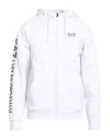 Ea7 Sweaters White In White
