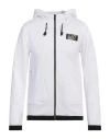 Ea7 Man Sweatshirt White Size 3xl Cotton, Polyester, Polyamide, Elastane