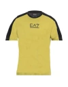Ea7 Man T-shirt Acid Green Size Xl Cotton