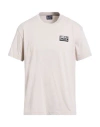 Ea7 Man T-shirt Beige Size 3xl Cotton In Neutral