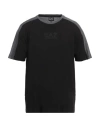 Ea7 Man T-shirt Black Size 3xl Cotton