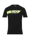 Ea7 Man T-shirt Black Size 3xl Cotton