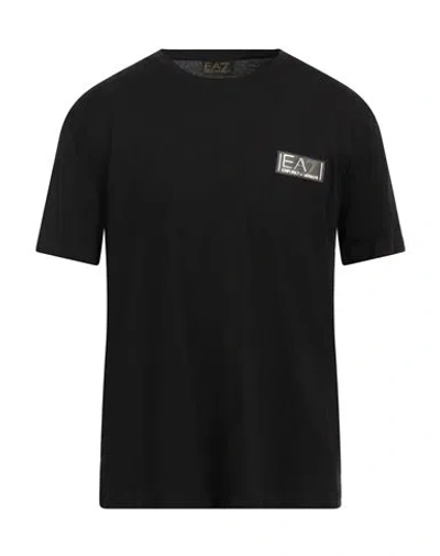 Ea7 Man T-shirt Black Size 3xl Cotton