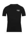 Ea7 Man T-shirt Black Size 3xl Cotton