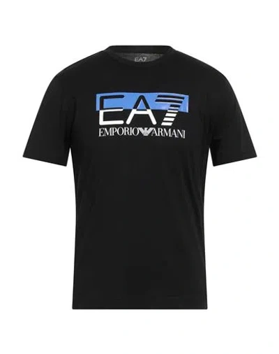 Ea7 Man T-shirt Black Size 3xl Cotton