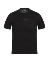 Ea7 Man T-shirt Black Size Xl Cotton