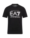 Ea7 Man T-shirt Black Size 3xl Cotton