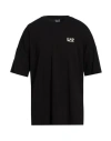 Ea7 Logo-print T-shirt In Black