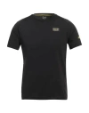 Ea7 Man T-shirt Black Size Xs Recycled Polyester, Elastane In Black