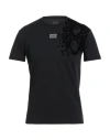 Ea7 Man T-shirt Black Size Xxl Cotton
