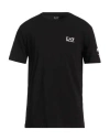 Ea7 Emporio Armani T-shirt With Logo In Black