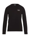 Ea7 Man T-shirt Black Size Xxl Cotton, Elastane
