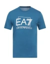 Ea7 Man T-shirt Deep Teal Size 3xl Cotton In Green